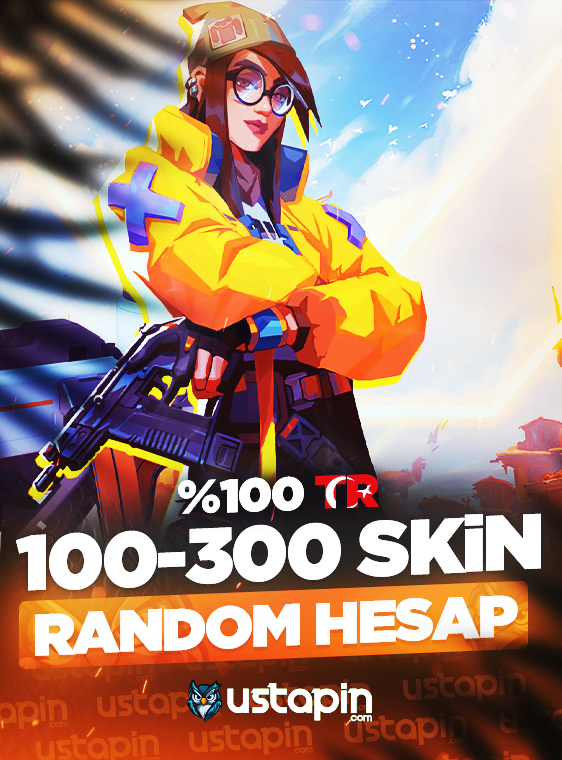 TR - Valorant 100-300 Skinli Random Hesap