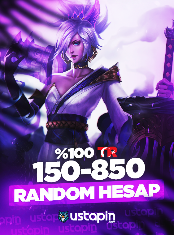TR League of Legends 150-850 Random Hesap